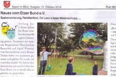 Appen im Blick Oktober 2019