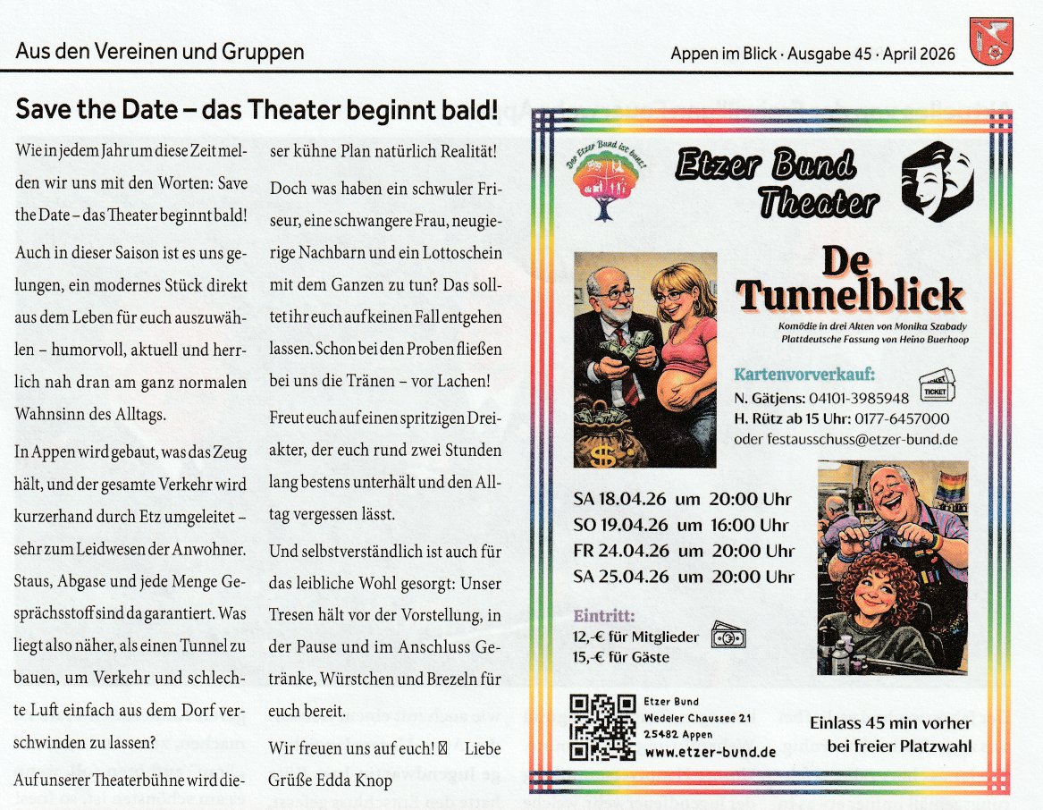 Appen im Blick April 2026