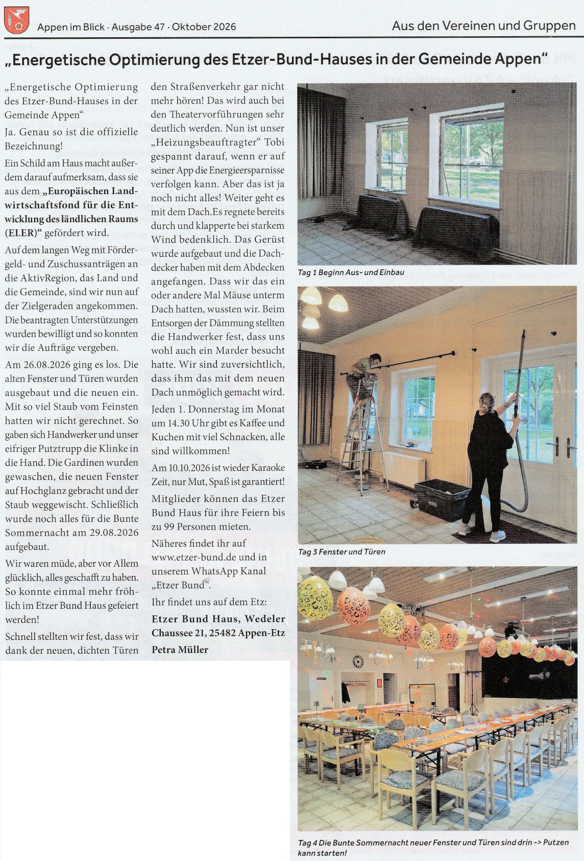 Appen im Blick Oktober 2026